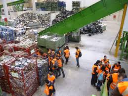 Proceso de gestión de residuos en Madrid